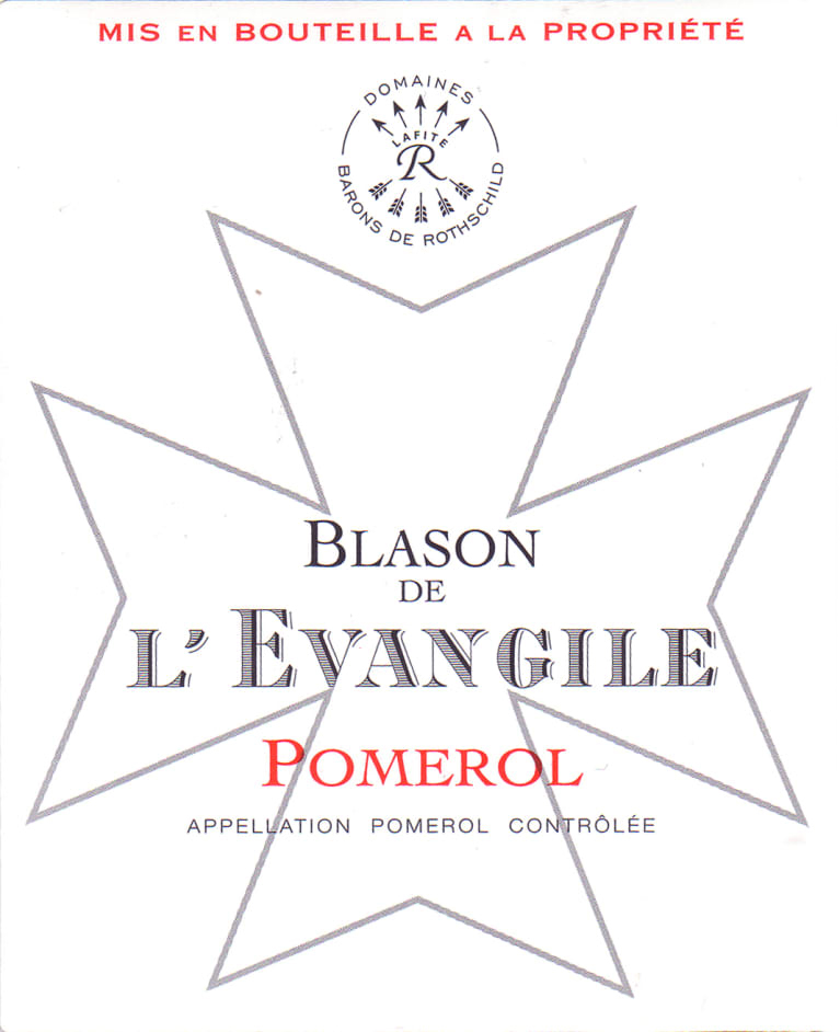 Blason de l'Evangile by Domaines Barons De Rothschild (Lafite) Blason de l'Evangile by Domaines Barons De Rothschild (Lafite)