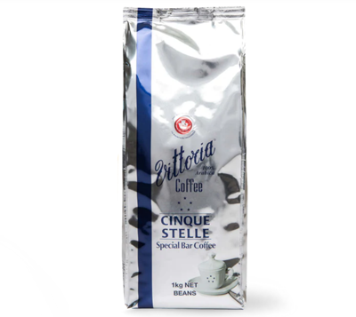 Vittoria Cinque Stelle Special Bar Coffee 1000g Vittoria Cinque Stelle Special Bar Coffee 1000g